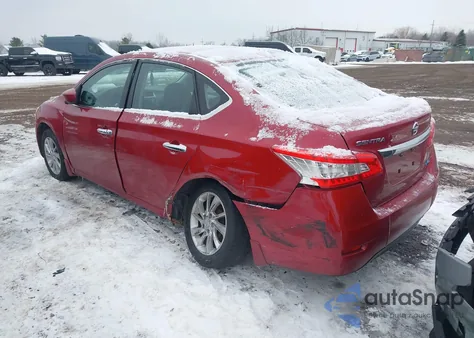 2013 Nissan Sentra Sv from USA, damaged, VIN 3N1AB7AP5DL767423